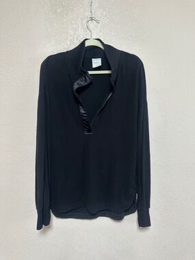 Varley Roeder 1/2 Zip Midlayer Black Pullover